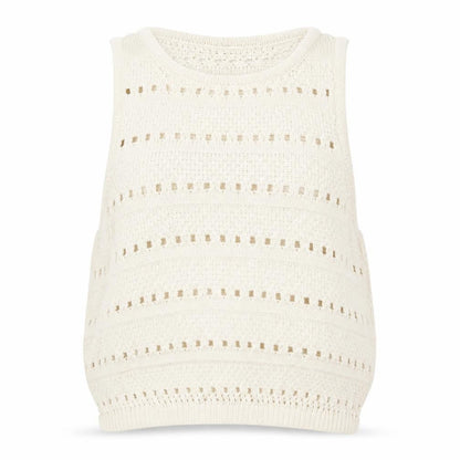 Womens UK Size XS Levi's White Vest Jumper