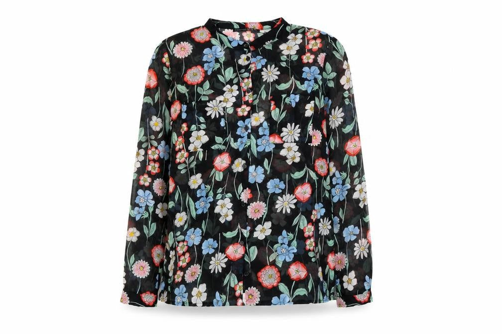 Womens UK Size 18 Atmosphere Black Tunic Blouse