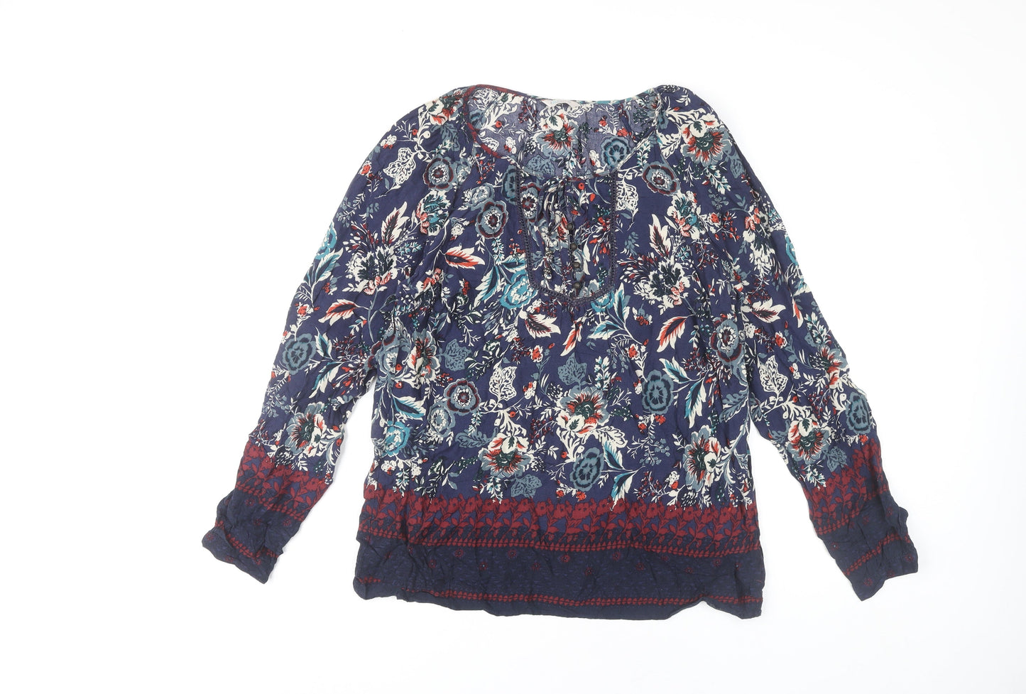 Womens UK Size 12 Marks and Spencer Multicoloured Tunic Blouse
