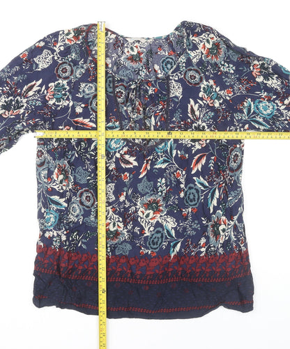 Womens UK Size 12 Marks and Spencer Multicoloured Tunic Blouse