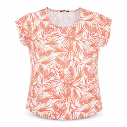 Womens UK Size 14 Peacocks Red Basic T-Shirt