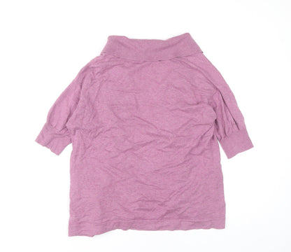 Womens UK Size 12 Fat Face Pink Cardigan Jumper