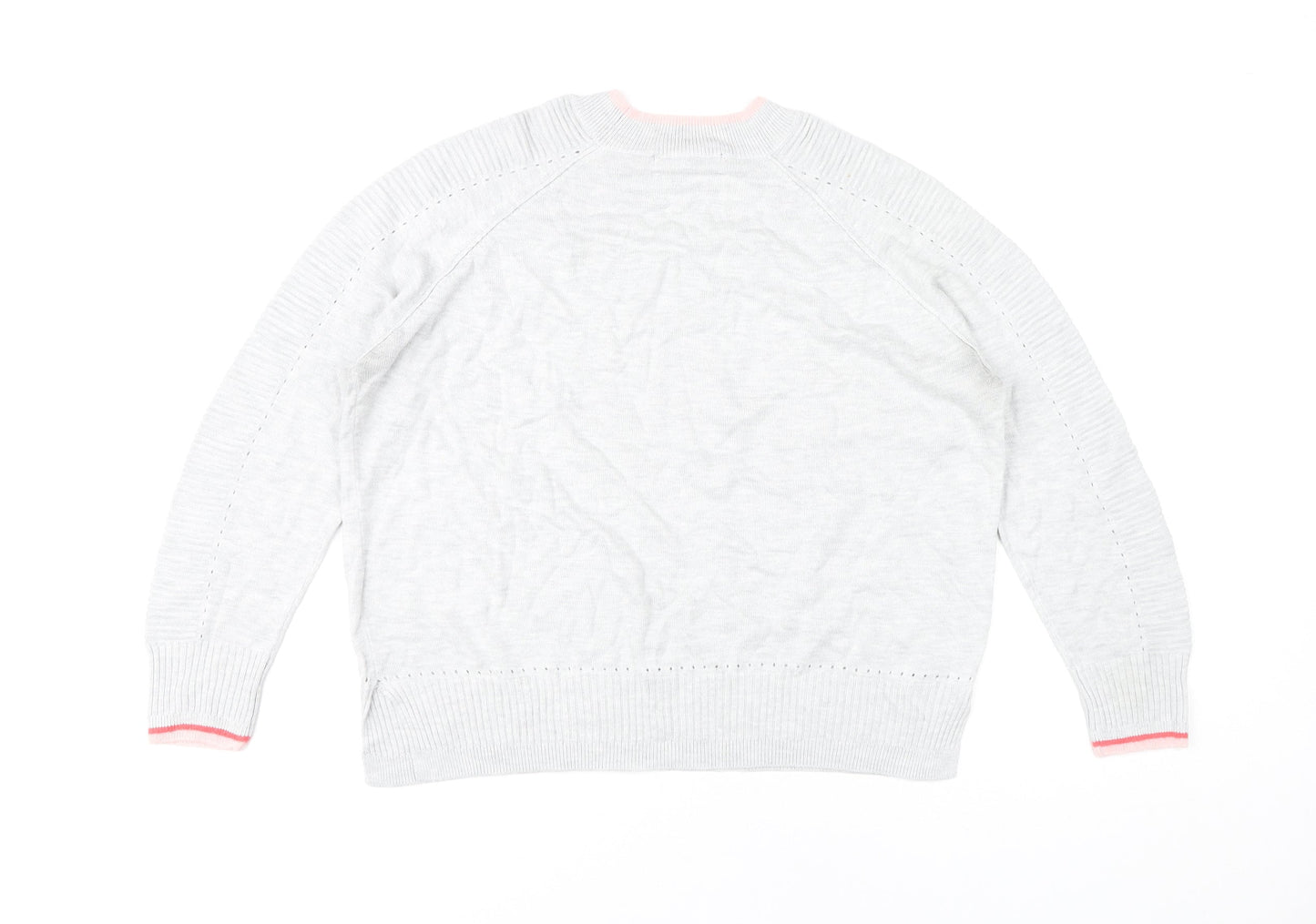 Womens UK Size 14 NEXT Grey Pullover Jumper