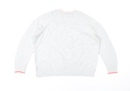 Womens UK Size 14 NEXT Grey Pullover Jumper
