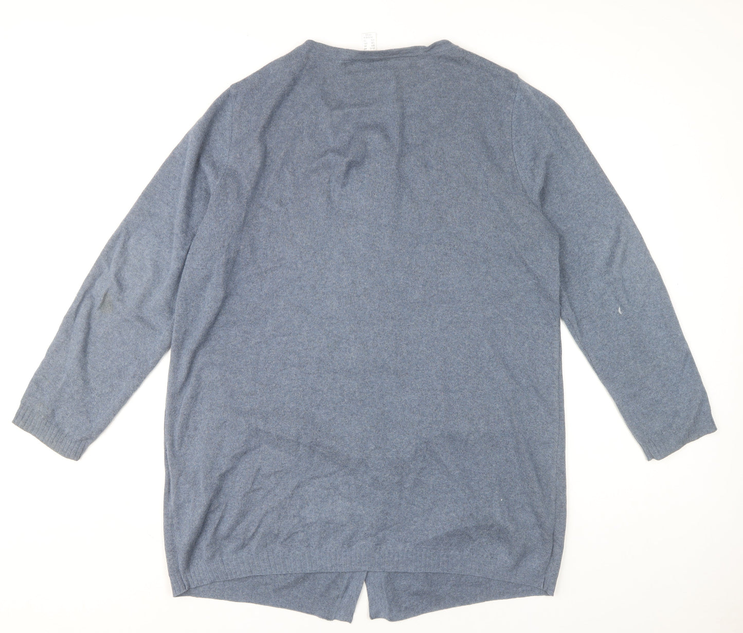 Womens UK Size 18 Mona Blue Cardigan Jumper