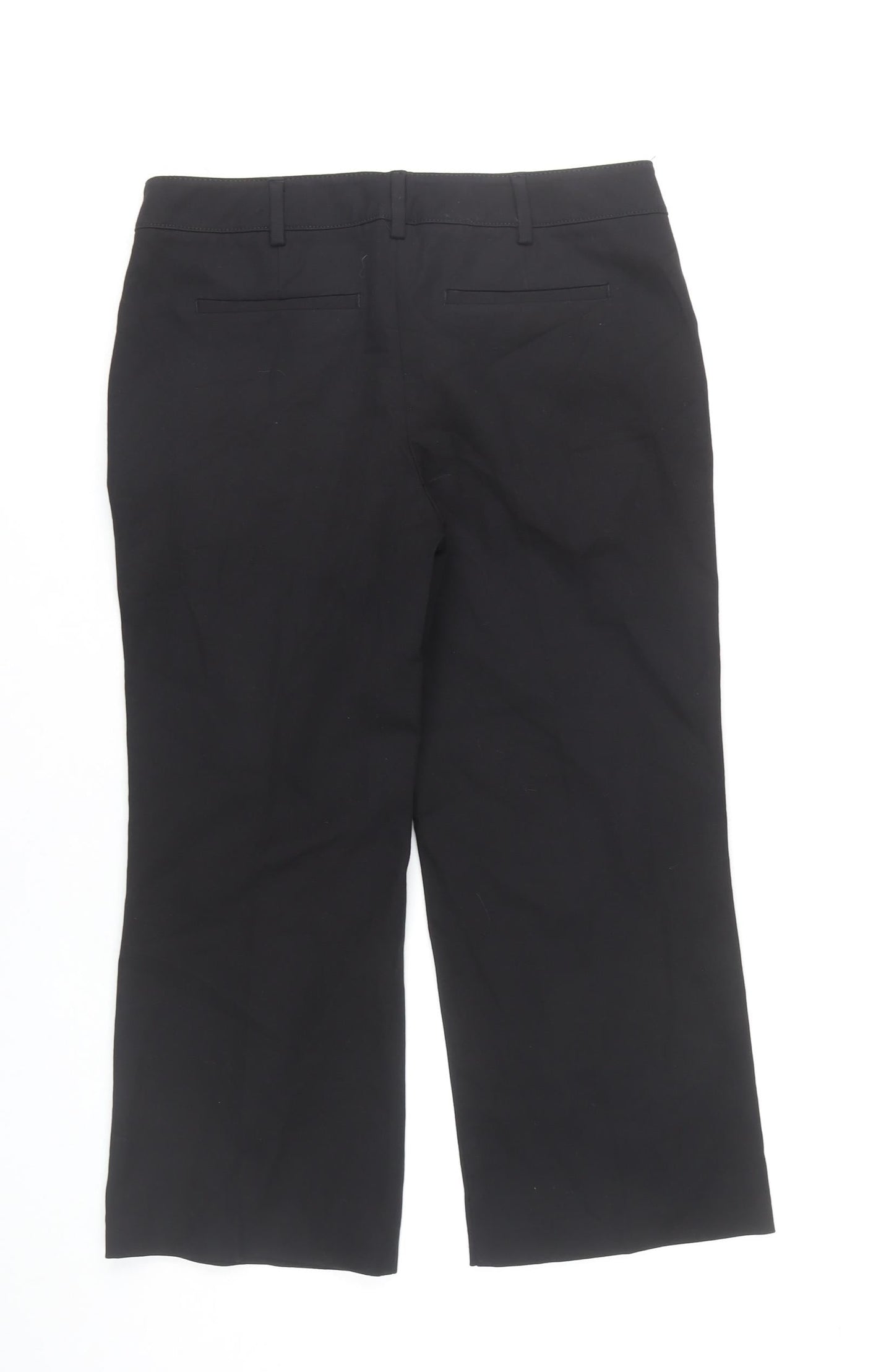 Womens UK Size 10 NEXT Regular Fit Business Black Trousers