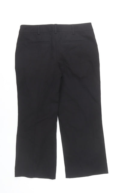 Womens UK Size 10 NEXT Regular Fit Business Black Trousers