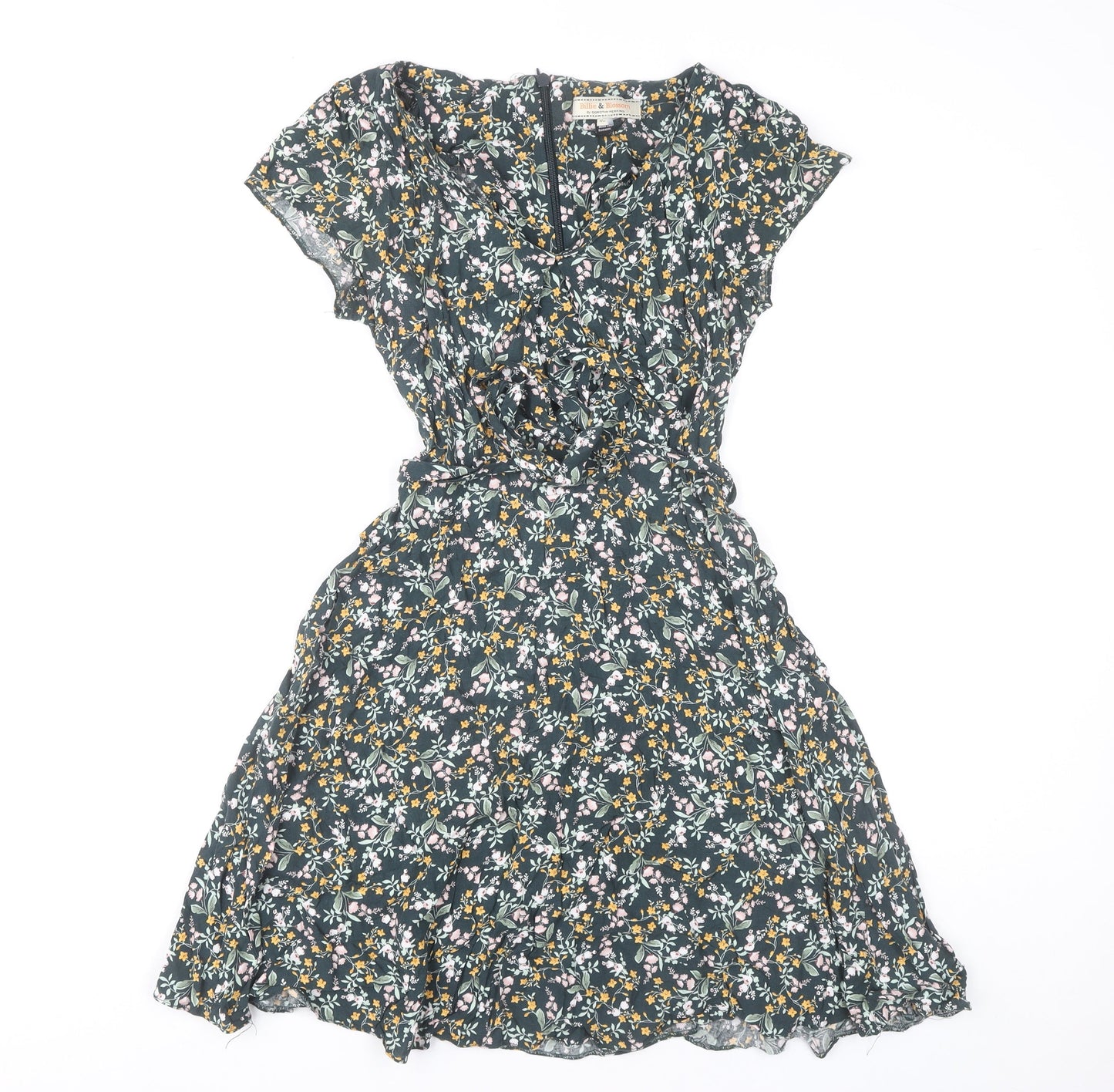 Dorothy Perkins Women's Floral Fit & Flare Dress, Size 12