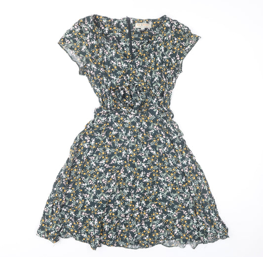 Dorothy Perkins Women's Floral Fit & Flare Dress, Size 12