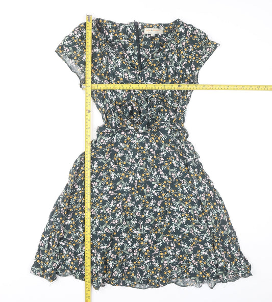 Dorothy Perkins Women's Floral Fit & Flare Dress, Size 12