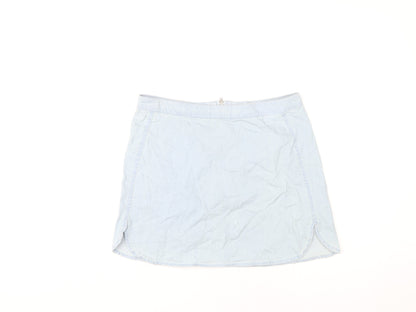 Double Agent Women Blue Denim Short Skirt Size 12