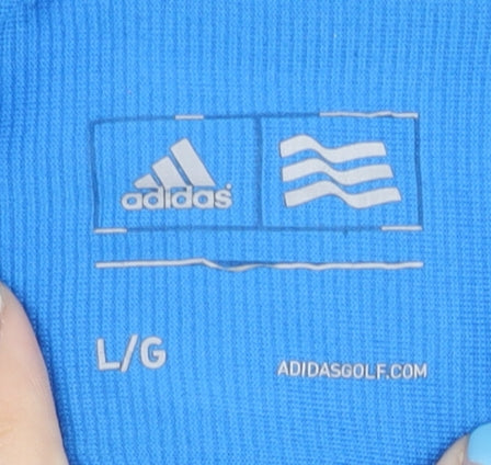 Adidas Men's Blue Golf Pullover Top - Size L