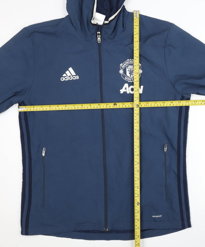 Adidas Men's Blue Track Jacket M Hoodie Sports