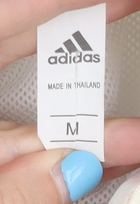 Adidas Men's Medium White Hooded Jacket