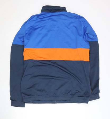 Puma Men's Blue Track Jacket, L, Full Zip