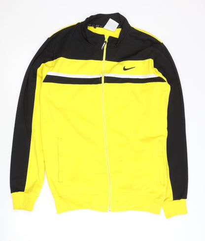 Nike Men's Yellow Black XL Track Jacket