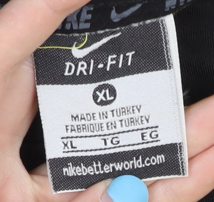 Nike Men's Yellow Black XL Track Jacket