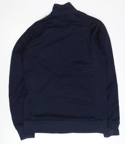 Adidas Men's Blue Track Jacket Size S, 1/2 Zip