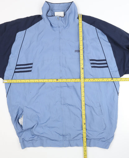 Puma Men's Blue 3XL Track Jacket - Sports Style