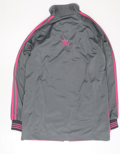 Adidas Unisex Adults Pink Grey Track Jacket XL