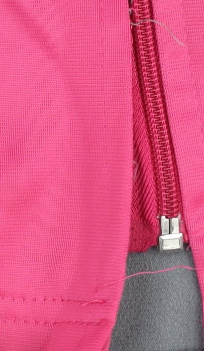 Adidas Unisex Adults Pink Grey Track Jacket XL