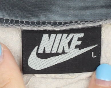 Nike Men's Silver Track Jacket Size L