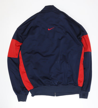 Nike Men's Blue Track Jacket Size M - All Seasons Activewear