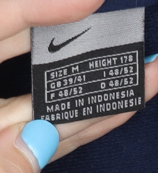 Nike Men's Blue Track Jacket Size M - All Seasons Activewear