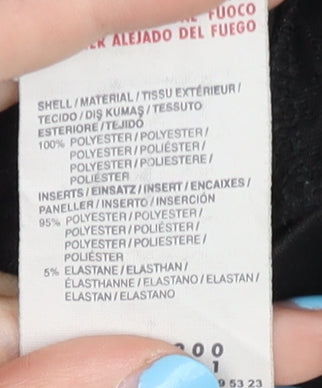 Puma Women's Black Full Zip Hoodie, Size 10, Lightweight