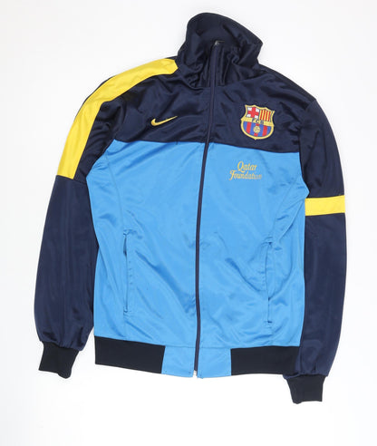 Nike Men's XL Blue Yellow Track Jacket