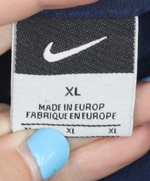 Nike Men's XL Blue Yellow Track Jacket