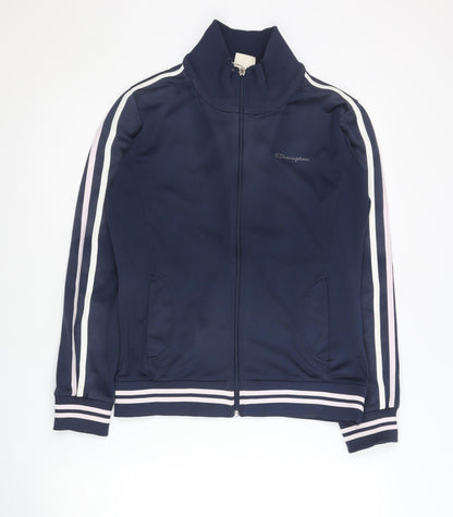 Champion Women's Blue Track Jacket M