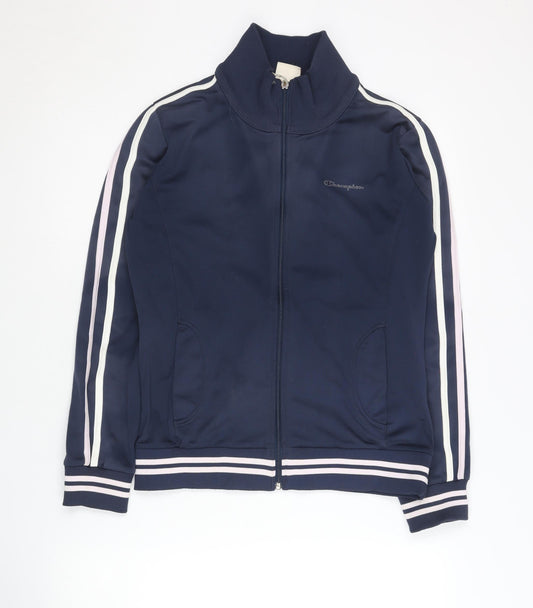 Champion Women's Blue Track Jacket M