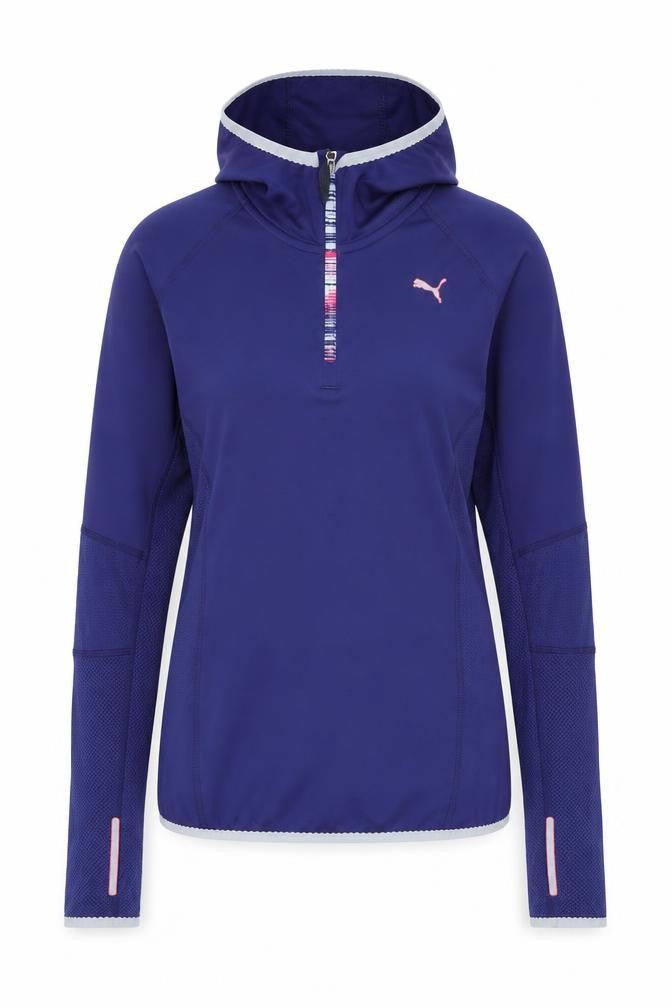 Womens UK Size 10 PUMA Blue Running & Jogging Gym & Training Jacket