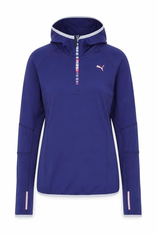 Womens UK Size 10 PUMA Blue Running & Jogging Gym & Training Jacket