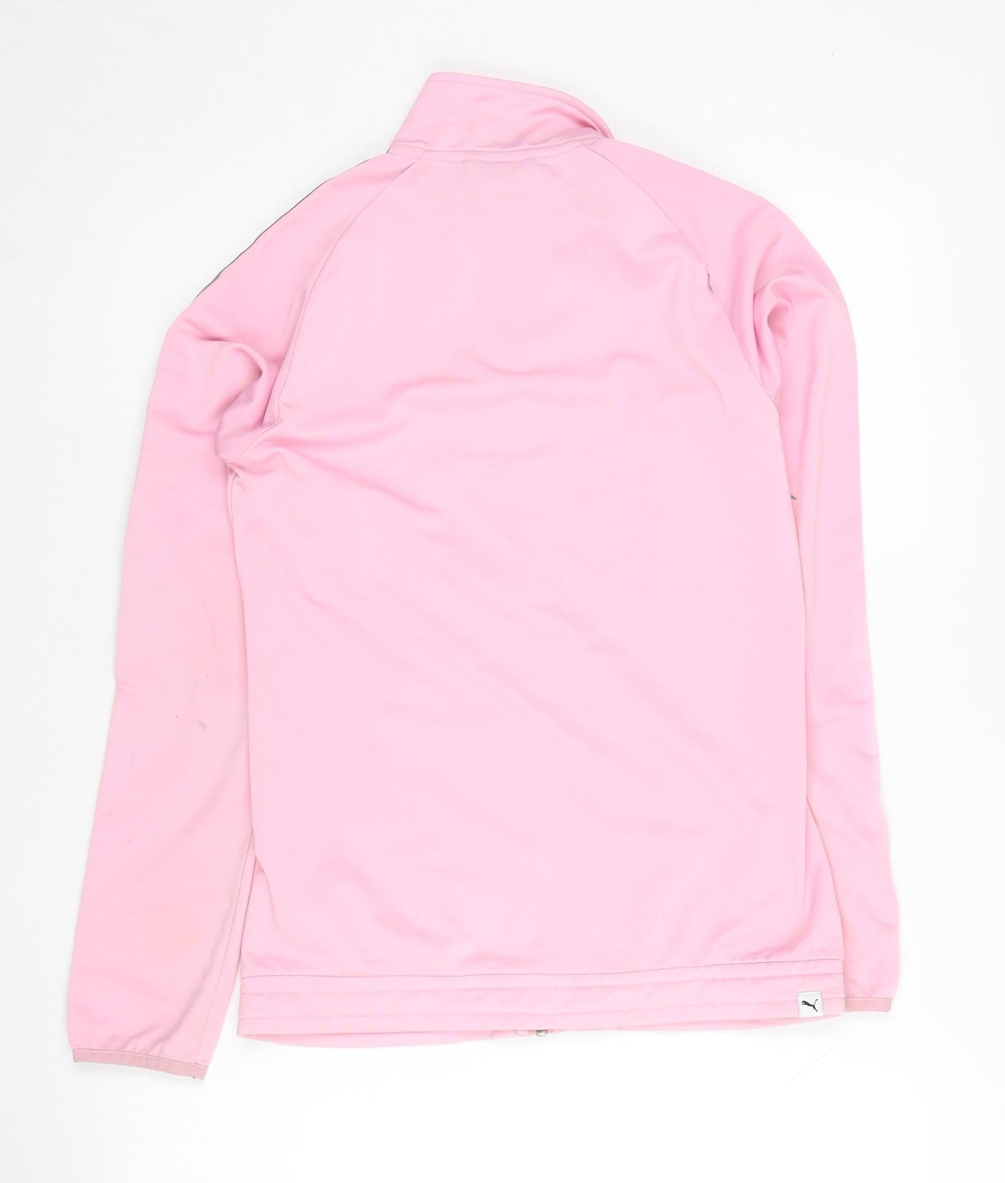 Puma Girls Pink Track Jacket, Size 14, Lightweight Sportswear