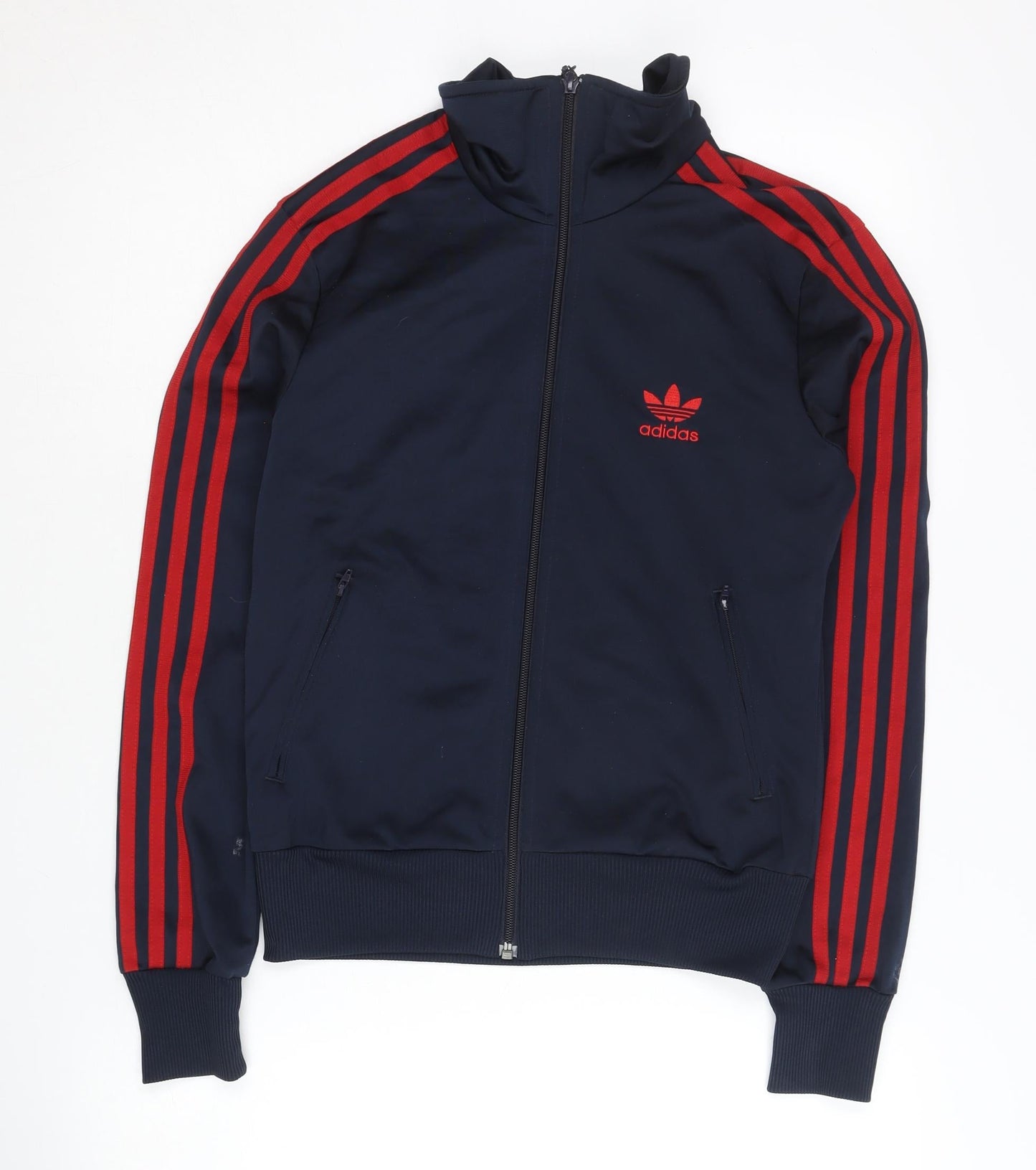 Adidas Women's Track Jacket, Navy, Size 8, Polyester
