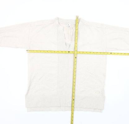 Womens UK Size M River Island Beige Pullover Jumper