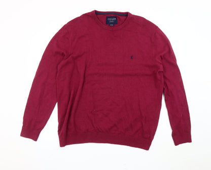 Joules Men’s Red XL Pullover Cotton Crew Neck Jumper