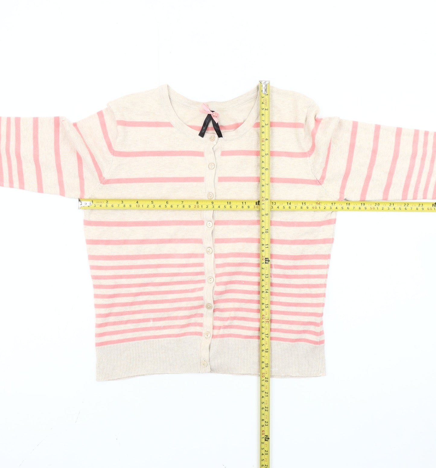 Womens UK Size 14 Atmosphere Beige Cardigan Jumper