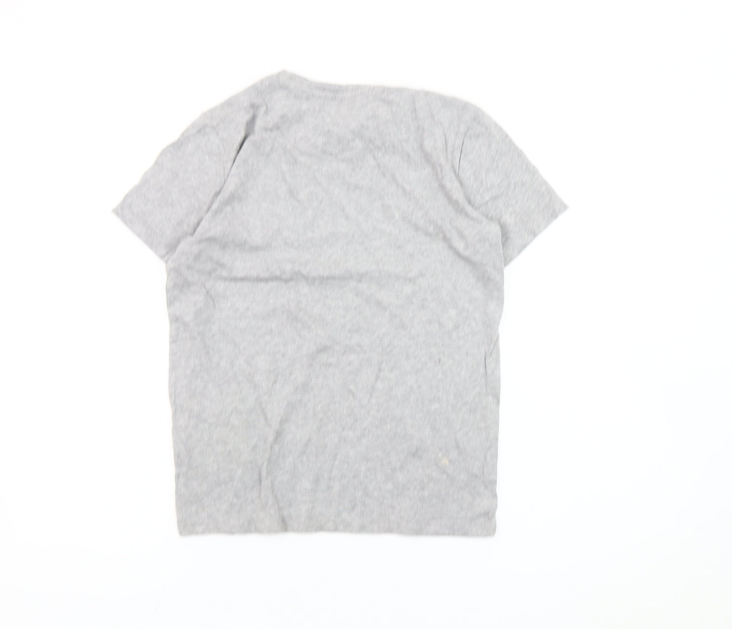 Original Penguin Boys Grey Logo T-Shirt 10-11 Years Short Sleeve Casual