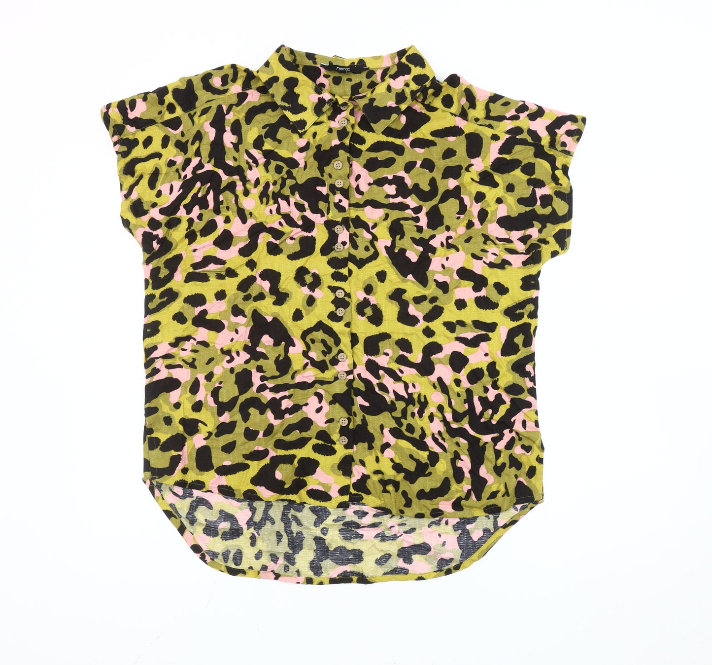 Womens UK Size 10 NEXT Multicoloured Basic Button-Up