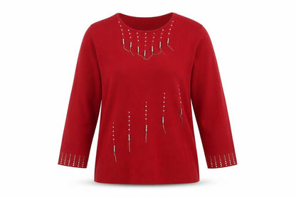 Womens UK Size M Stephen Red Pullover Jumper