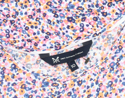 Crew Clothing Women’s Multicoloured Floral Fit & Flare Dress Size 10