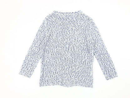 Womens UK Size S CC Multicoloured Pullover Jumper