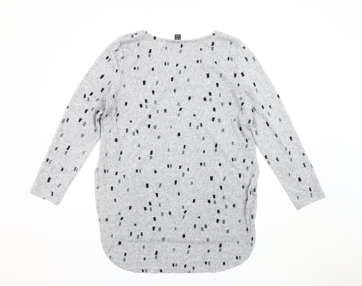 Womens UK Size 12 Izabel London Grey Pullover Jumper