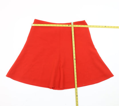Marks and Spencer Women’s Red A-Line Short Skirt Size 14