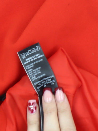 Marks and Spencer Women’s Red A-Line Short Skirt Size 14