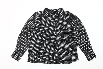 Womens UK Size 16 NEXT Black Basic Blouse