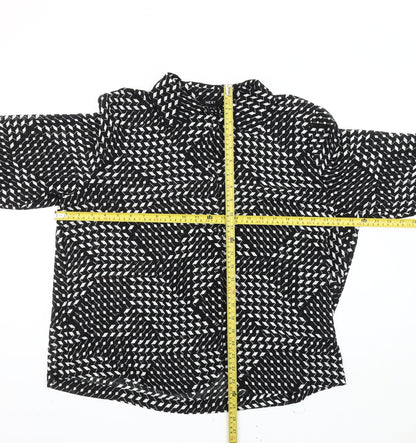 Womens UK Size 16 NEXT Black Basic Blouse